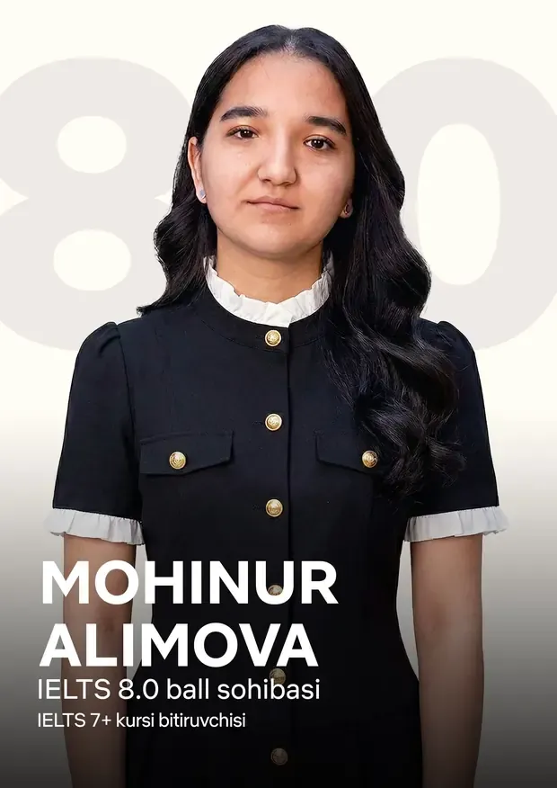 Mohinur Alimova — IELTS 8.0